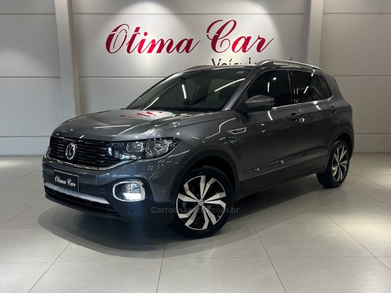 VOLKSWAGEN T-CROSS 1.4 HIGHLINE TSI 16V 2019/2020 ÓTIMA CAR FLORES DA CUNHA / Carros no Vale