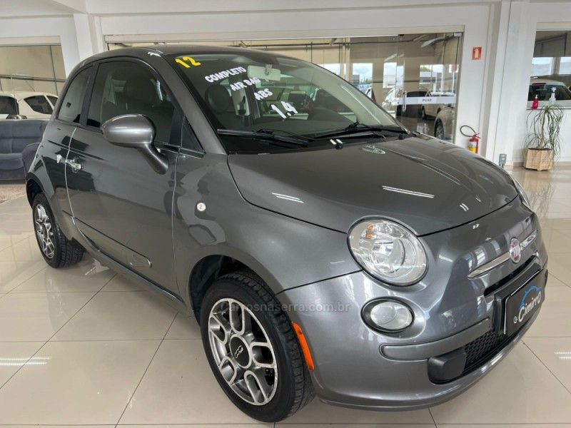 FIAT 500 1.4 CULT 8V 2012/2012 CIMIRRO AUTOMÓVEIS TAQUARA / Carros no Vale