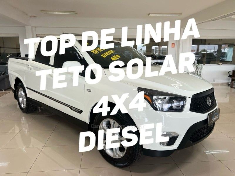 SSANGYONG ACTYON SPORTS 2.0 GLS 4X4 CD 16V TURBO INTERCOOLER 2013/2013 CIMIRRO AUTOMÓVEIS TAQUARA / Carros no Vale