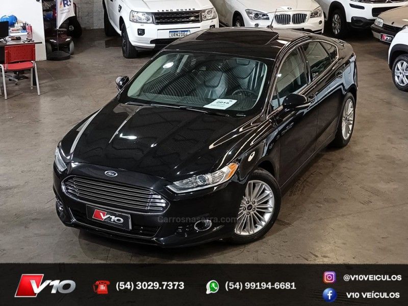 FORD FUSION 2.0 TITANIUM GTDI ECOBOOST FWD 2014/2015 V10 VEÍCULOS CAXIAS DO SUL / Carros no Vale