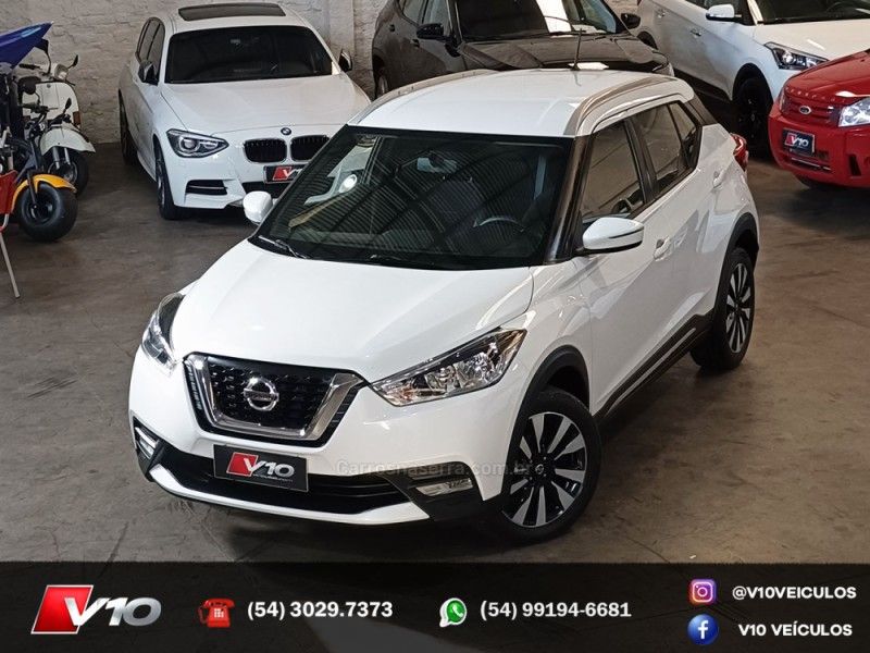 NISSAN KICKS 1.6 16V SV XTRONIC 2019/2019 V10 VEÍCULOS CAXIAS DO SUL / Carros no Vale