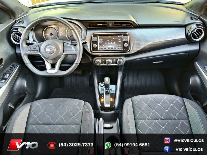NISSAN KICKS 1.6 16V SV XTRONIC 2019/2019 V10 VEÍCULOS CAXIAS DO SUL / Carros no Vale