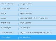 Chevrolet ONIX 1.0 FLEX LT MANUAL 2020/2021 BETIOLO NOVOS E SEMINOVOS LAJEADO / Carros no Vale