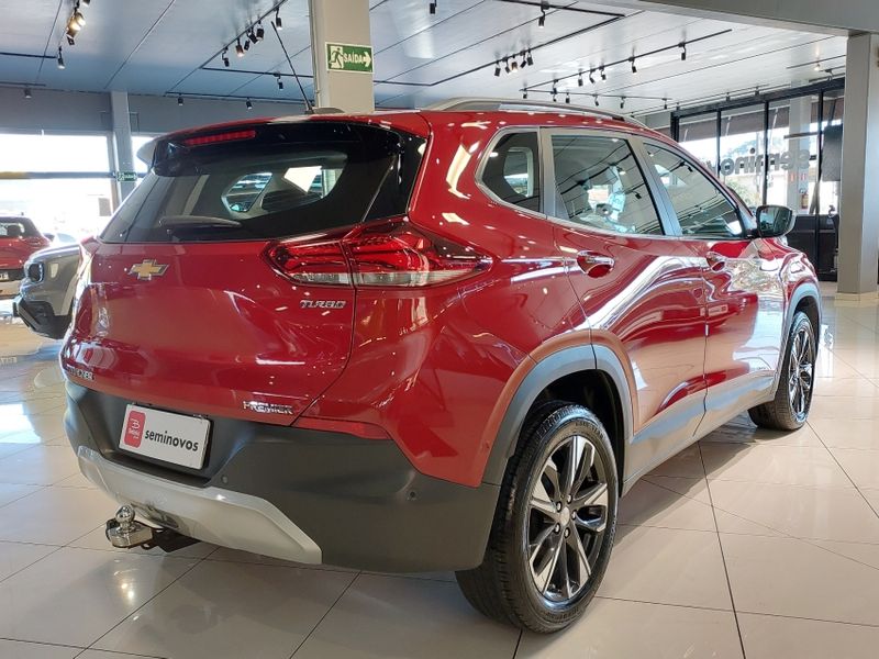 Chevrolet TRACKER 1.2 TURBO FLEX PREMIER AUTOMÁTICO 2021/2022 BETIOLO NOVOS E SEMINOVOS LAJEADO / Carros no Vale