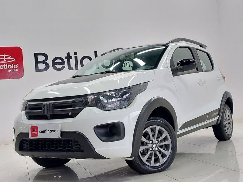 Fiat MOBI 1.0 EVO FLEX TREKKING MANUAL 2021/2022 BETIOLO NOVOS E SEMINOVOS LAJEADO / Carros no Vale
