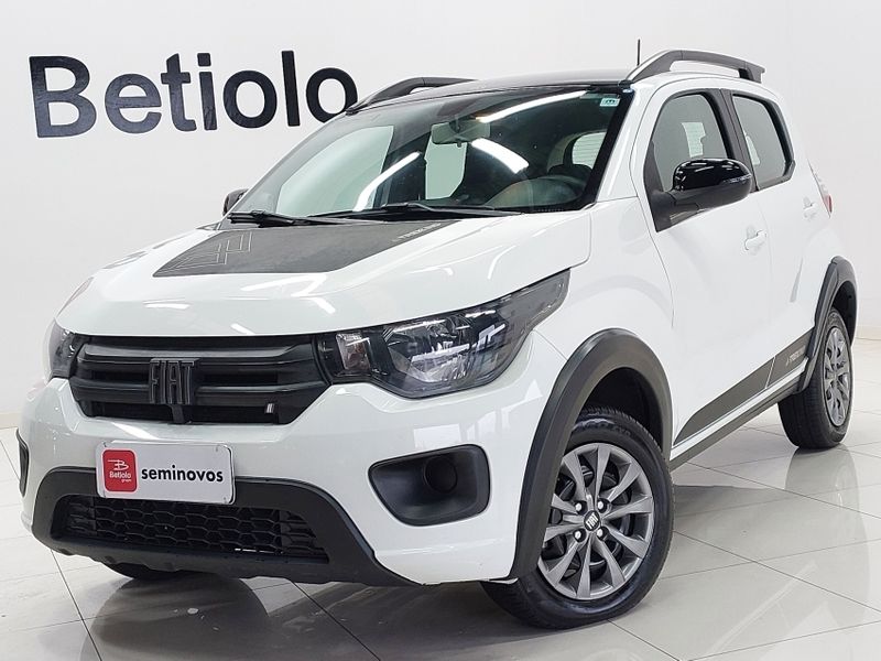 Fiat MOBI 1.0 EVO FLEX TREKKING MANUAL 2021/2022 BETIOLO NOVOS E SEMINOVOS LAJEADO / Carros no Vale