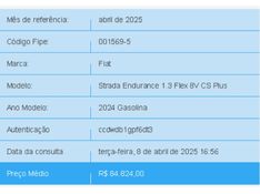 Fiat STRADA 1.3 FIREFLY FLEX ENDURANCE CS MANUAL 2023/2024 BETIOLO NOVOS E SEMINOVOS LAJEADO / Carros no Vale
