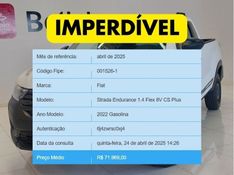 Fiat STRADA 1.4 FIRE FLEX ENDURANCE CS MANUAL 2022/2022 BETIOLO NOVOS E SEMINOVOS LAJEADO / Carros no Vale