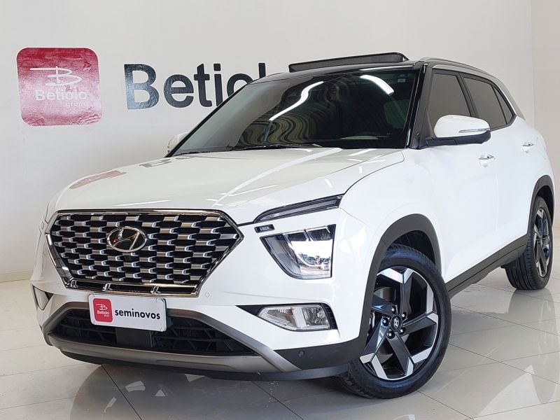 Hyundai CRETA 2.0 FLEX ULTIMATE AUTOMÁTICO 2022/2022 BETIOLO NOVOS E SEMINOVOS LAJEADO / Carros no Vale