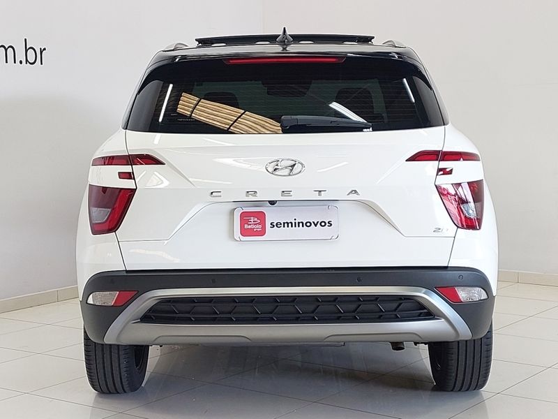 Hyundai CRETA 2.0 FLEX ULTIMATE AUTOMÁTICO 2022/2022 BETIOLO NOVOS E SEMINOVOS LAJEADO / Carros no Vale