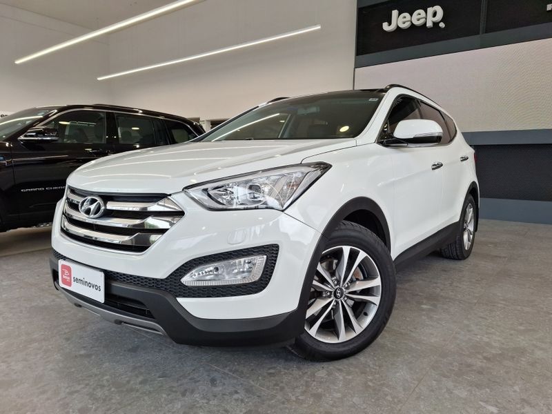 Hyundai SANTA FÉ 3.3 MPFI 4X4 7 LUGARES V6 270CV GASOLINA 4P AUTOMÁTICO 2014/2015 BETIOLO NOVOS E SEMINOVOS LAJEADO / Carros no Vale