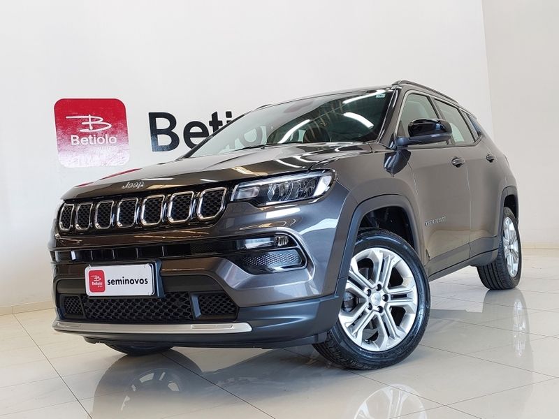 JEEP COMPASS 1.3 T270 TURBO FLEX LONGITUDE AT6 2022/2022 BETIOLO NOVOS E SEMINOVOS LAJEADO / Carros no Vale