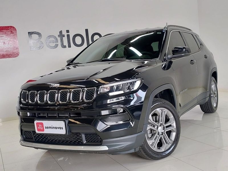 JEEP COMPASS 1.3 T270 TURBO FLEX LONGITUDE AT6 2024/2024 BETIOLO NOVOS E SEMINOVOS LAJEADO / Carros no Vale