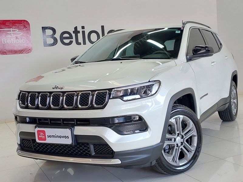 JEEP COMPASS 1.3 T270 TURBO FLEX LONGITUDE AT6 2023/2023 BETIOLO NOVOS E SEMINOVOS LAJEADO / Carros no Vale