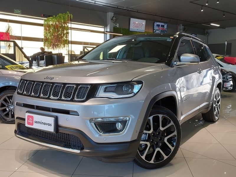 JEEP COMPASS 2.0 16V FLEX LIMITED AUTOMÁTICO 2019/2019 BETIOLO NOVOS E SEMINOVOS LAJEADO / Carros no Vale