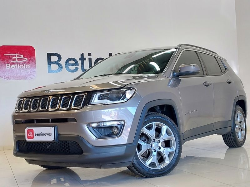 JEEP COMPASS 2.0 16V FLEX LONGITUDE AUTOMÁTICO 2021/2021 BETIOLO NOVOS E SEMINOVOS LAJEADO / Carros no Vale