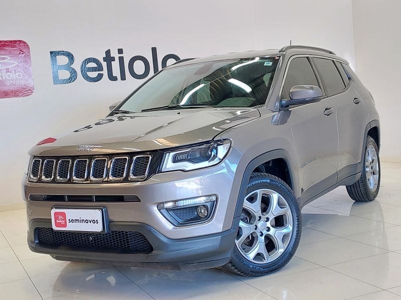 JEEP COMPASS 2.0 16V FLEX LONGITUDE AUTOMÁTICO 2021/2021 BETIOLO NOVOS E SEMINOVOS LAJEADO / Carros no Vale