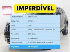 JEEP GRAND CHEROKEE 3.0 LIMITED 4X4 V6 24V TURBO DIESEL 4P AUTOMÁTICO 2014/2015 BETIOLO NOVOS E SEMINOVOS LAJEADO / Carros no Vale