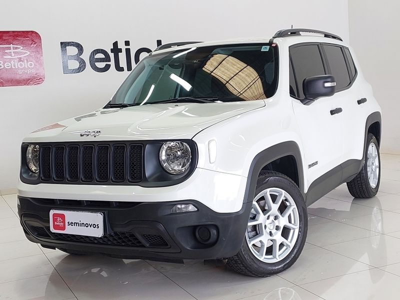 JEEP RENEGADE 1.8 16V FLEX SPORT 4P AUTOMÁTICO 2019/2019 BETIOLO NOVOS E SEMINOVOS LAJEADO / Carros no Vale