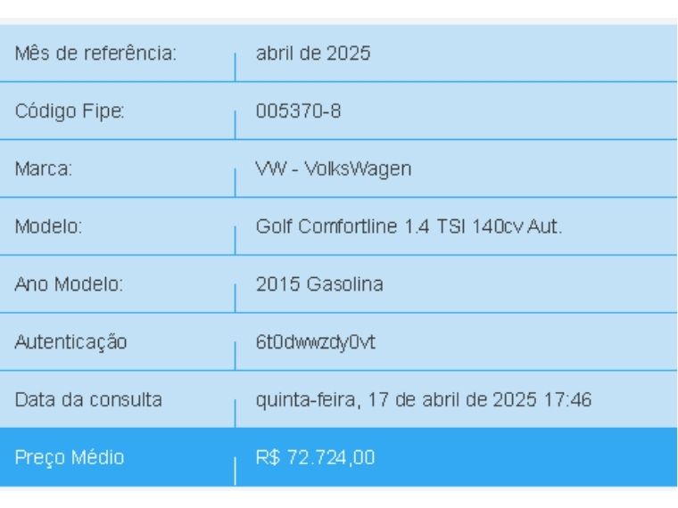 Volkswagen GOLF 1.4 TSI COMFORTLINE 16V GASOLINA 4P AUTOMÁTICO 2014/2015 BETIOLO NOVOS E SEMINOVOS LAJEADO / Carros no Vale