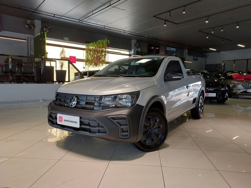 Volkswagen SAVEIRO 1.6 MSI ROBUST CS 16V FLEX 2P MANUAL 2023/2024 BETIOLO NOVOS E SEMINOVOS LAJEADO / Carros no Vale