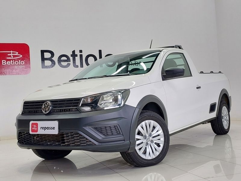 Volkswagen SAVEIRO 1.6 MSI ROBUST CS 8V FLEX 2P MANUAL 2021/2022 BETIOLO NOVOS E SEMINOVOS LAJEADO / Carros no Vale