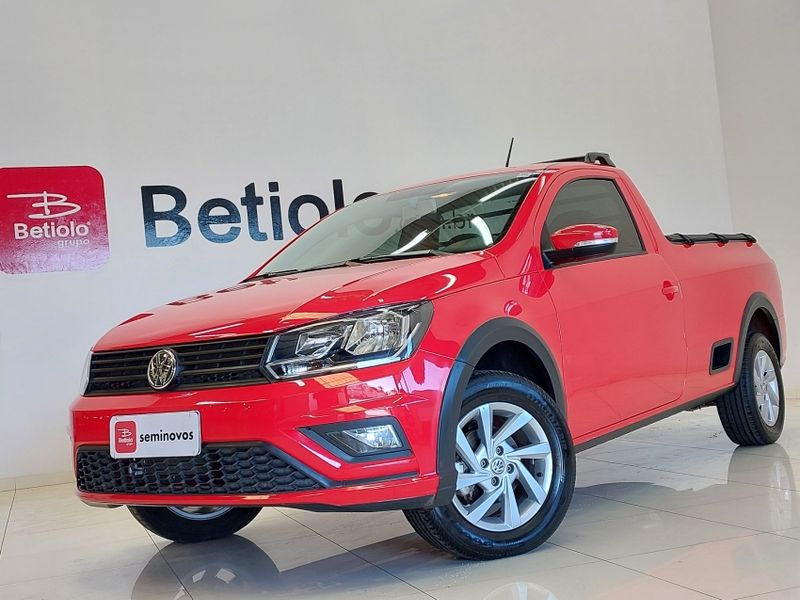 Volkswagen SAVEIRO 1.6 MSI TRENDLINE CS 8V FLEX 2P MANUAL 2020/2021 BETIOLO NOVOS E SEMINOVOS LAJEADO / Carros no Vale