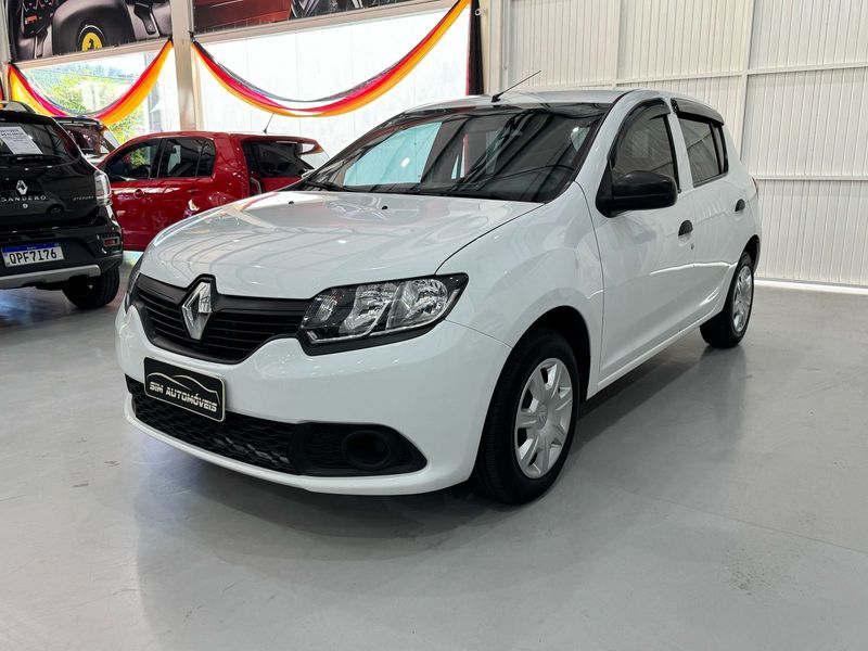 Renault Sandero 1.0 12v Sce Authentique 2017/2018 SIM AUTOMÓVEIS ROLANTE / Carros no Vale