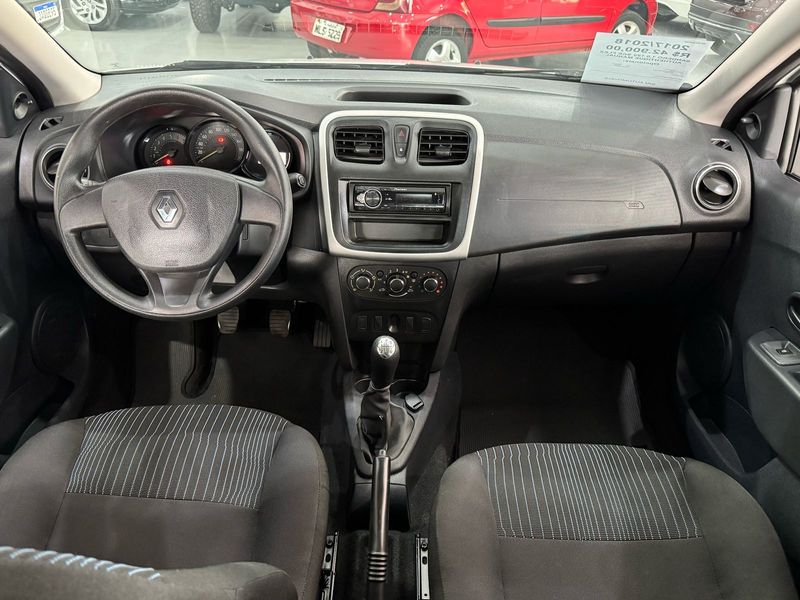 Renault Sandero 1.0 12v Sce Authentique 2017/2018 SIM AUTOMÓVEIS ROLANTE / Carros no Vale
