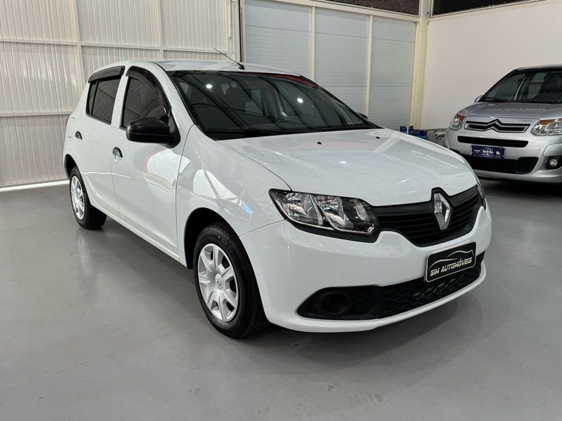 Renault Sandero 1.0 12v Sce Authentique 2017/2018 SIM AUTOMÓVEIS ROLANTE / Carros no Vale