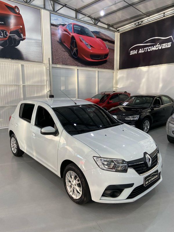 Renault Sandero Zen 1.0 2019/2020 SIM AUTOMÓVEIS ROLANTE / Carros no Vale