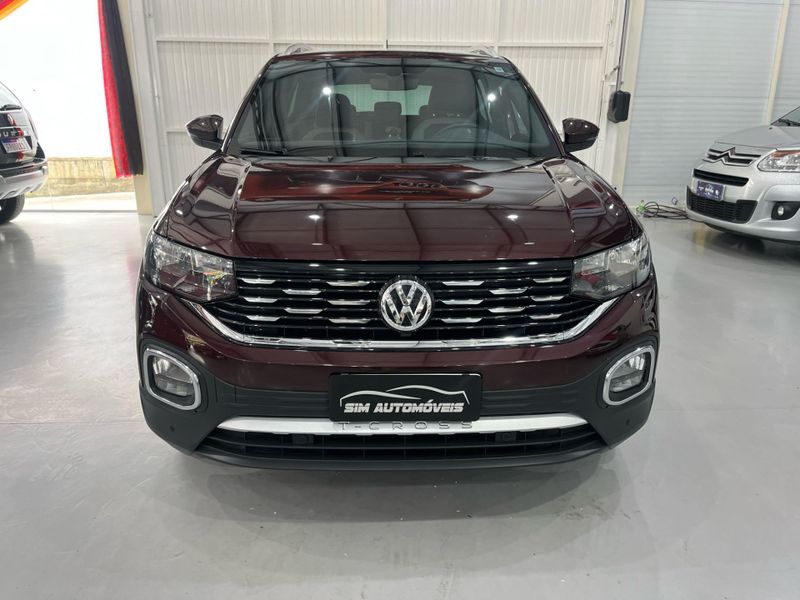 Volkswagen T-cross Hig 250 Tsi 1.4 16v 2019/2020 SIM AUTOMÓVEIS ROLANTE / Carros no Vale