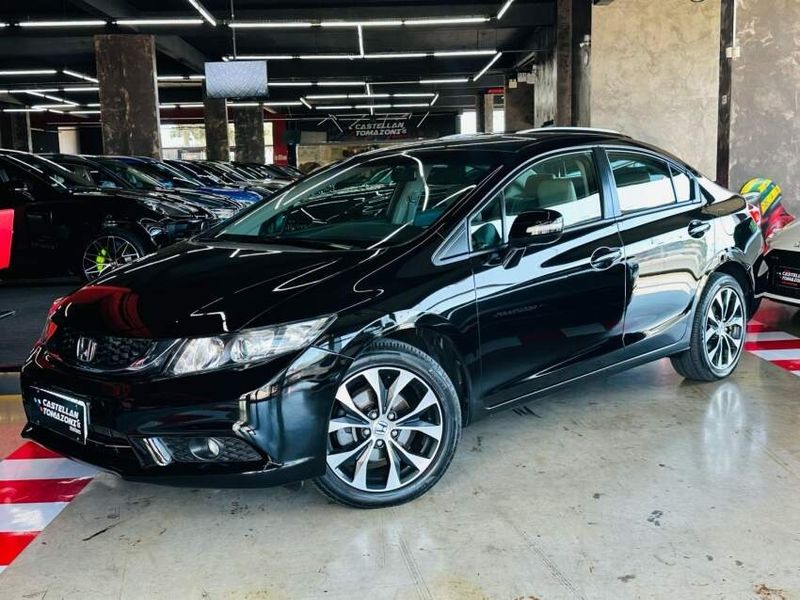 Honda CIVIC 2.0 LXR 16V FLEX 4P AUTOMÁTICO 2016/2016 CASTELLAN E TOMAZONI MOTORS CAXIAS DO SUL / Carros no Vale