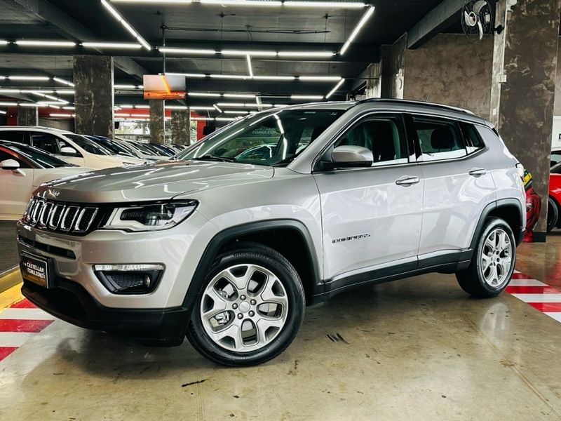 JEEP COMPASS 2.0 16V FLEX LONGITUDE AUTOMÁTICO 2021/2021 CASTELLAN E TOMAZONI MOTORS CAXIAS DO SUL / Carros no Vale