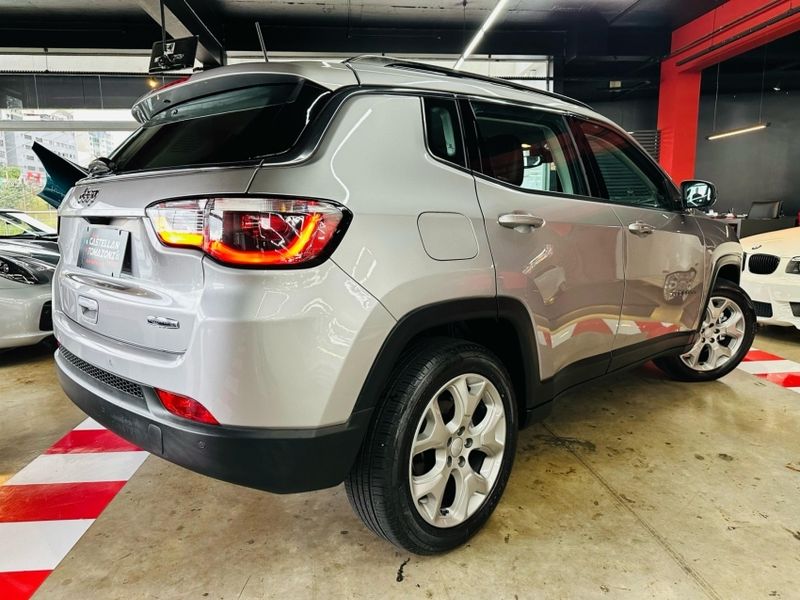 JEEP COMPASS 2.0 16V FLEX LONGITUDE AUTOMÁTICO 2021/2021 CASTELLAN E TOMAZONI MOTORS CAXIAS DO SUL / Carros no Vale