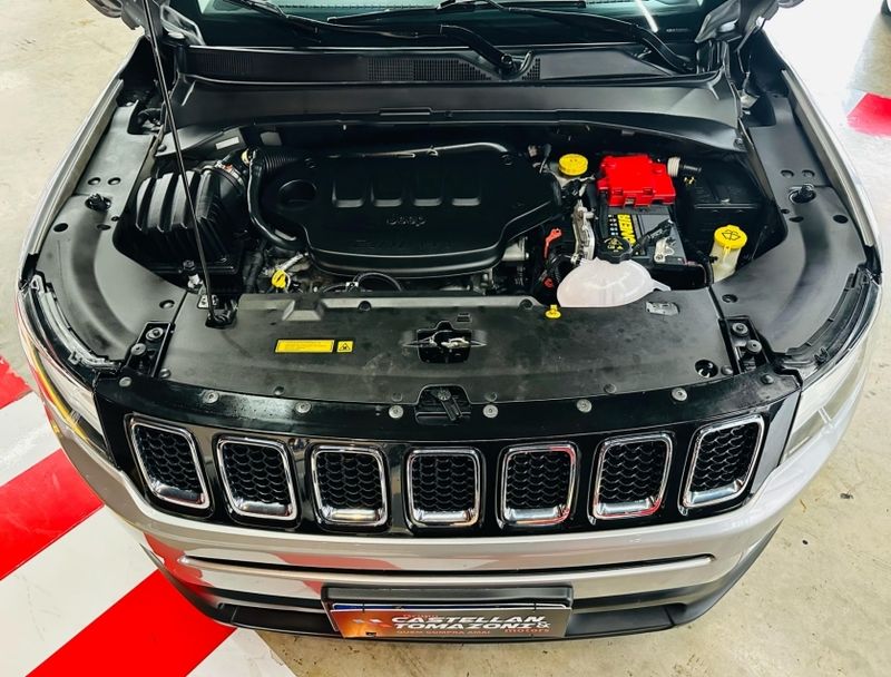 JEEP COMPASS 2.0 16V FLEX LONGITUDE AUTOMÁTICO 2021/2021 CASTELLAN E TOMAZONI MOTORS CAXIAS DO SUL / Carros no Vale