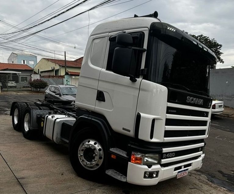 Scania R 164 R-164 GA 480 6×4 NZ 2p 2007/2007 CAMINHÕES & CAMIONETAS PASSO FUNDO / Carros no Vale