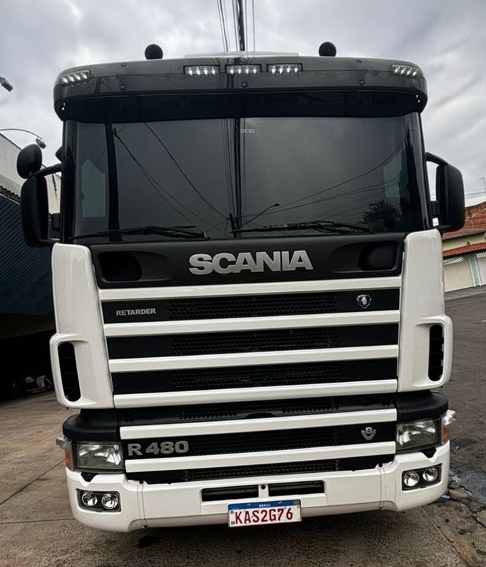 Scania R 164 R-164 GA 480 6×4 NZ 2p 2007/2007 CAMINHÕES & CAMIONETAS PASSO FUNDO / Carros no Vale
