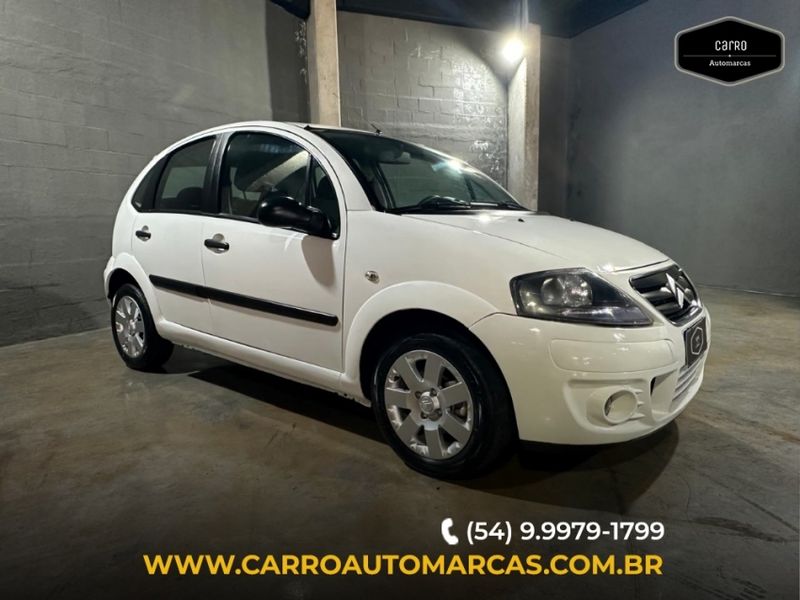 Citroen C3 1.4 I GLX 8V FLEX 4P MANUAL 2011/2012 CARRO AUTOMARCAS CAXIAS DO SUL / Carros no Vale