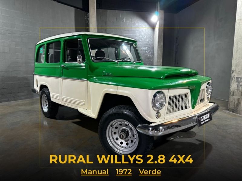 Ford RURAL 2.6 4X4 6 CILINDROS 12V GASOLINA 2P MANUAL 1972/1972 CARRO AUTOMARCAS CAXIAS DO SUL / Carros no Vale
