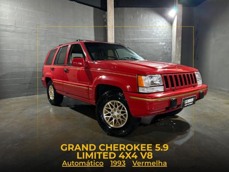 JEEP GRAND CHEROKEE 5.2 LIMITED 4X4 V8 16V GASOLINA 4P AUTOMÁTICO 1993/1993 CARRO AUTOMARCAS CAXIAS DO SUL / Carros no Vale