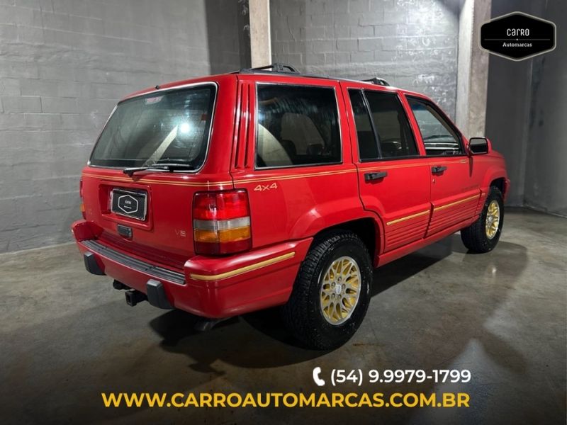 JEEP GRAND CHEROKEE 5.2 LIMITED 4X4 V8 16V GASOLINA 4P AUTOMÁTICO 1993/1993 CARRO AUTOMARCAS CAXIAS DO SUL / Carros no Vale