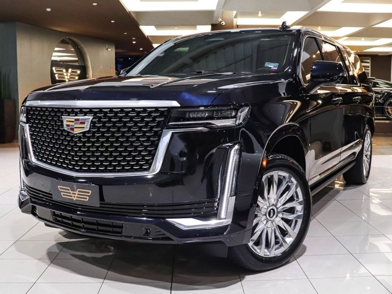 Cadillac ESCALADE 6.2 V8 GASOLINA ESV PREMIUM LUXURY 4WD AUTOMÁTICO 2021/2022 VIA BELLA VEÍCULOS ESPECIAIS CAXIAS DO SUL / Carros no Vale