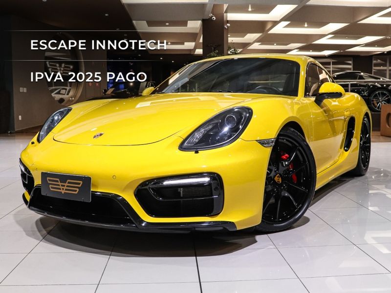 Porsche CAYMAN 3.4 GTS I6 24V GASOLINA 2P AUTOMÁTICO 2014/2015 VIA BELLA VEÍCULOS ESPECIAIS CAXIAS DO SUL / Carros no Vale