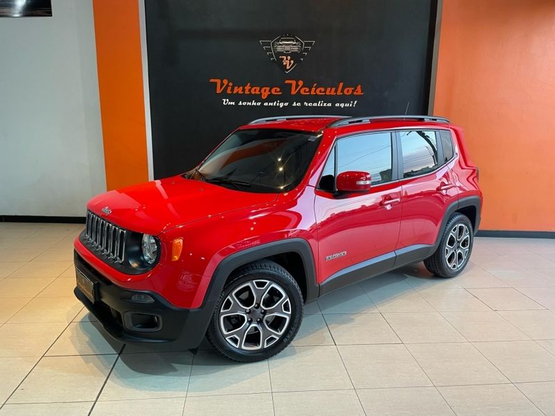 JEEP RENEGADE 1.8 16V FLEX LONGITUDE 4P AUTOMÁTICO 2015/2016 VINTAGE VEÍCULOS CAXIAS DO SUL / Carros no Vale
