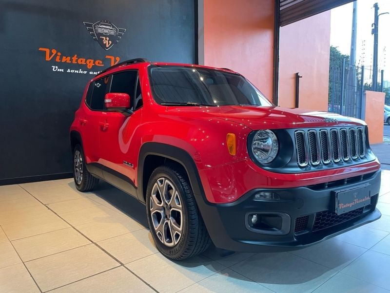 JEEP RENEGADE 1.8 16V FLEX LONGITUDE 4P AUTOMÁTICO 2015/2016 VINTAGE VEÍCULOS CAXIAS DO SUL / Carros no Vale