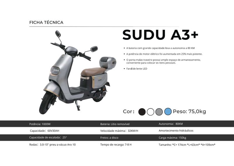 Sudu A3 Plus 2025/2025 COVEL VEICULOS ENCANTADO / Carros no Vale