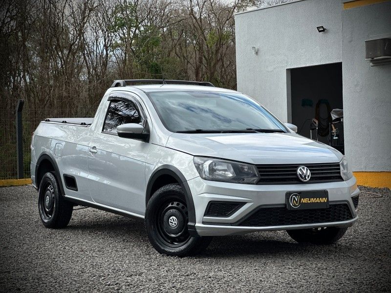 Volkswagen SAVEIRO TRENDLINE 1.6 2018 NEUMANN VEÍCULOS ARROIO DO MEIO / Carros no Vale