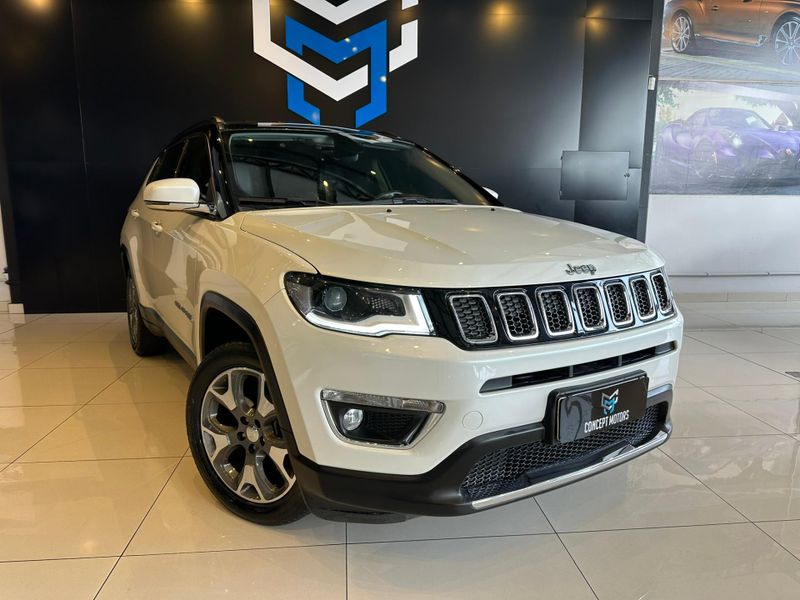 Jeep Compass LIMITED 2.0 4×2 Flex 16V Aut. 2017/2018 CONCEPT MOTORS PASSO FUNDO / Carros no Vale