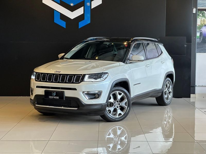 Jeep Compass LIMITED 2.0 4×2 Flex 16V Aut. 2017/2018 CONCEPT MOTORS PASSO FUNDO / Carros no Vale